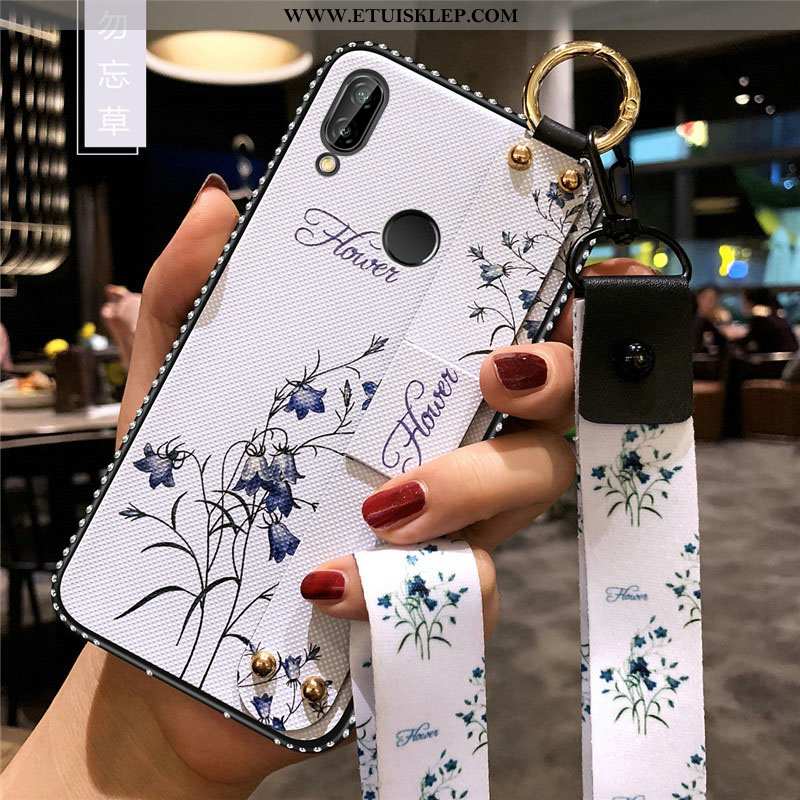 Obudowa Huawei P Smart+ Miękki Czerwony Wiszące Ozdoby Telefon Komórkowy Trendy Ochraniacz Etui Tani