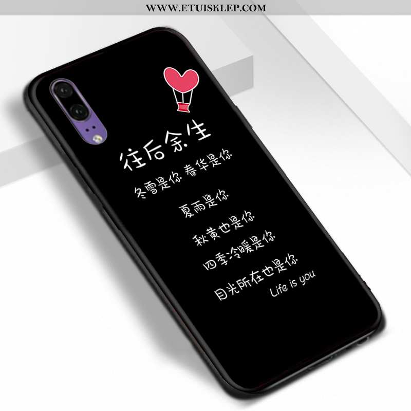 Obudowa Huawei P20 Kreskówka Telefon Komórkowy Osobowość Silikonowe Etui Czerwony Netto Anti-fall Na