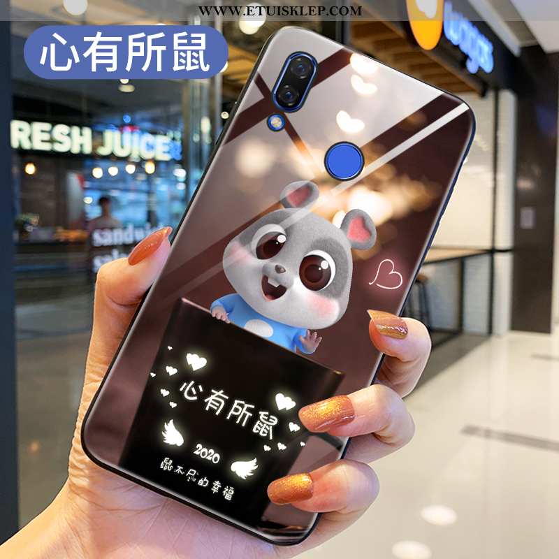 Obudowa Huawei P20 Lite Silikonowe Rat Futerał Piękny Mały Szkło Hartowane Telefon Komórkowy Dyskont