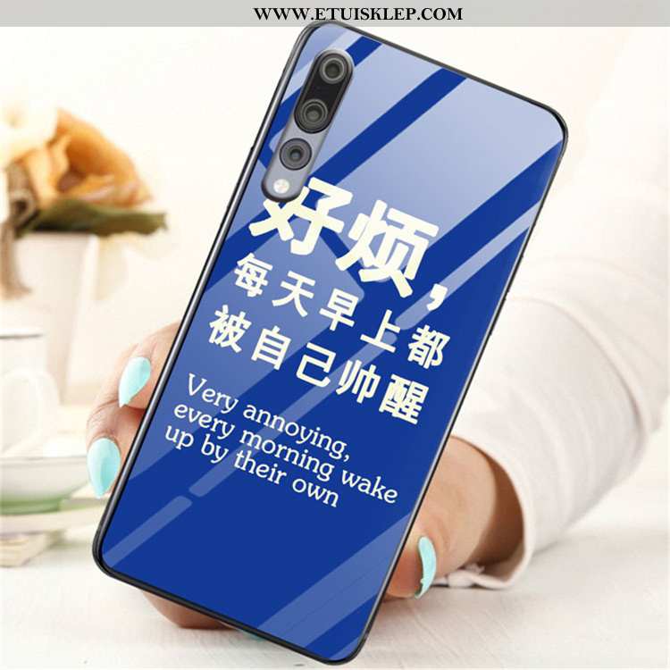 Obudowa Huawei P20 Pro Ochraniacz Lustro Anti-fall Piękny Telefon Komórkowy Etui Niebieski Tani