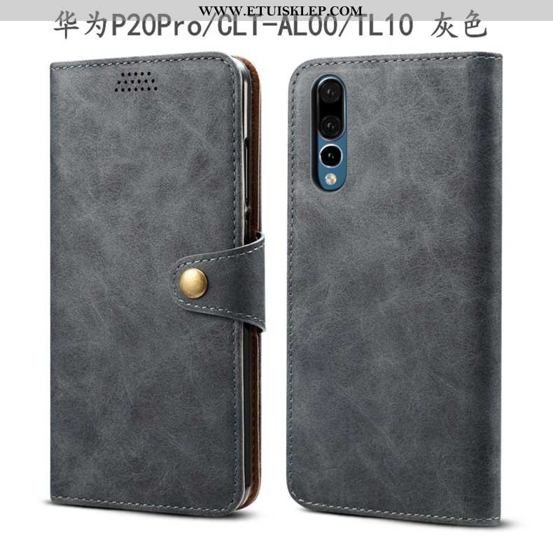 Obudowa Huawei P20 Pro Skórzane Etui Futerał Telefon Komórkowy Pokrowce All Inclusive Anti-fall Na S