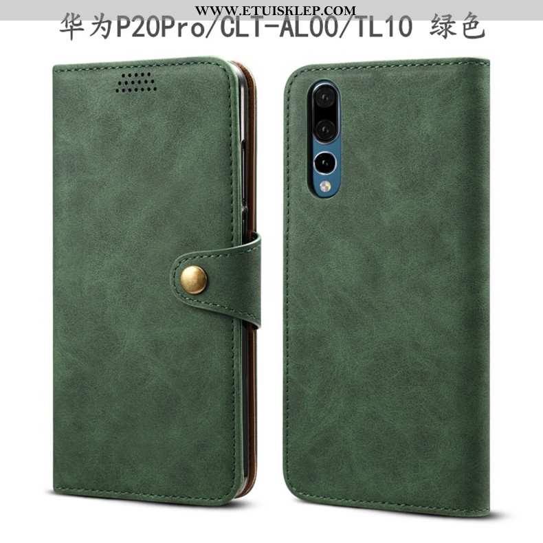 Obudowa Huawei P20 Pro Skórzane Etui Futerał Telefon Komórkowy Pokrowce All Inclusive Anti-fall Na S