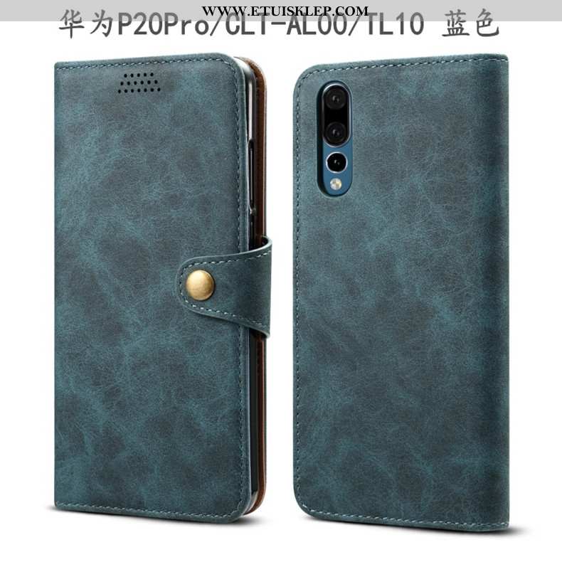 Obudowa Huawei P20 Pro Skórzane Etui Futerał Telefon Komórkowy Pokrowce All Inclusive Anti-fall Na S