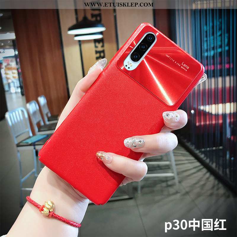 Obudowa Huawei P30 Cienkie Trendy Jasny Czerwony Trudno Pomarańczowy All Inclusive Tanie