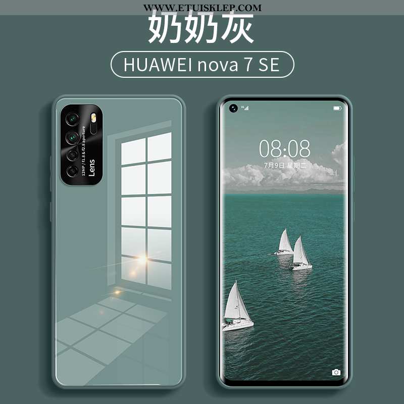 Obudowa Huawei P40 Lite 5g Ochraniacz All Inclusive Lustro Różowe Zielony Telefon Komórkowy Wysoki K