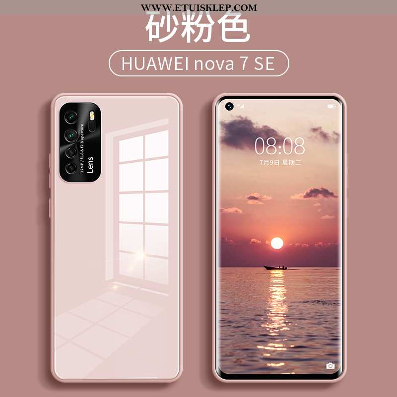 Obudowa Huawei P40 Lite 5g Ochraniacz All Inclusive Lustro Różowe Zielony Telefon Komórkowy Wysoki K