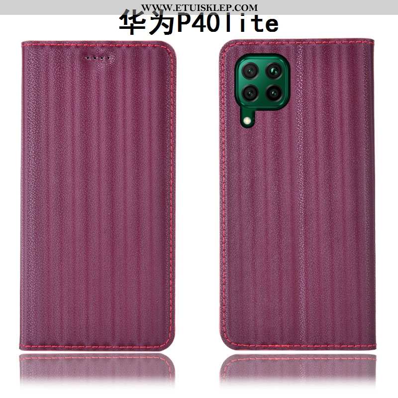 Obudowa Huawei P40 Lite Ochraniacz Futerał Wino Czerwone All Inclusive Gradient Etui Pokrowce Tanie