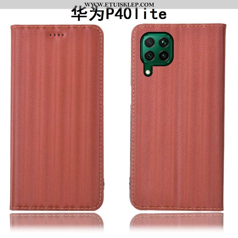 Obudowa Huawei P40 Lite Ochraniacz Futerał Wino Czerwone All Inclusive Gradient Etui Pokrowce Tanie