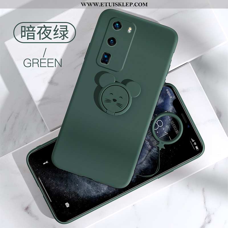 Obudowa Huawei P40 Ochraniacz Anti-fall Telefon Komórkowy Zielony Etui Silikonowe Miękki Online