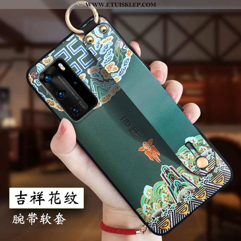 Obudowa Huawei P40 Pro Wiszące Ozdoby Relief All Inclusive Cienkie Futerał Silikonowe Etui Kup