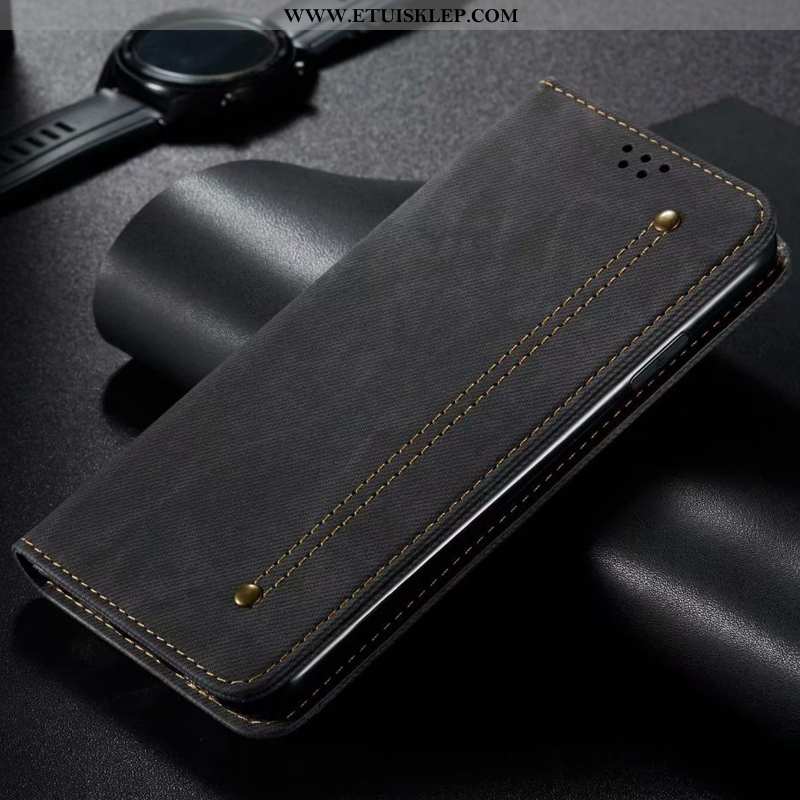 Obudowa Huawei Y5p Skórzane Etui Karta Pokrowce Futerał Anti-fall Ochraniacz Niebieski Tanie