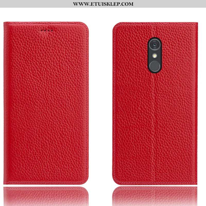 Obudowa Lg Q Stylus Prawdziwa Skóra Litchi Telefon Komórkowy Futerał All Inclusive Etui Anti-fall Ta