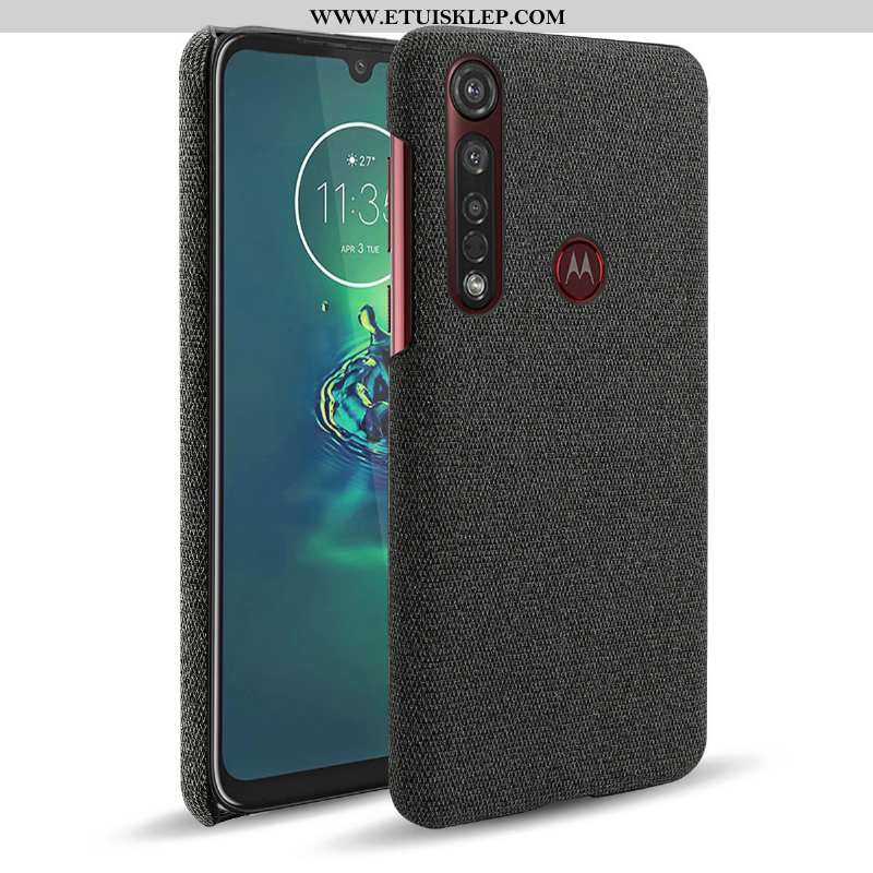 Obudowa Moto G8 Plus Ochraniacz Płótno Szary Telefon Komórkowy Etui Futerał Sprzedam