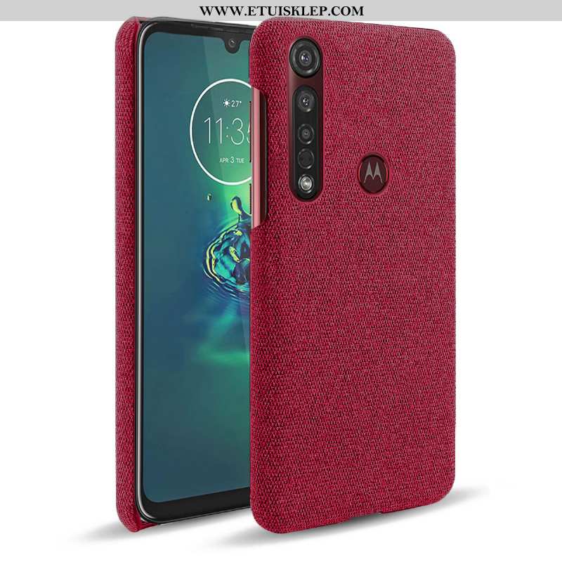 Obudowa Moto G8 Plus Ochraniacz Płótno Szary Telefon Komórkowy Etui Futerał Sprzedam