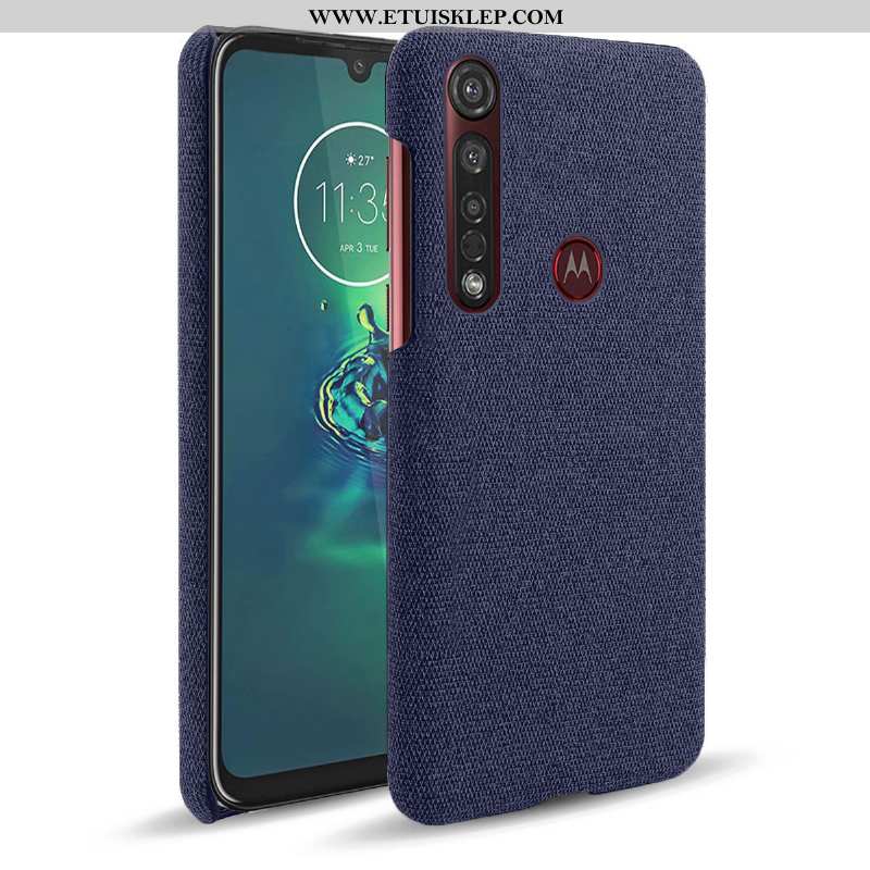 Obudowa Moto G8 Plus Ochraniacz Płótno Szary Telefon Komórkowy Etui Futerał Sprzedam