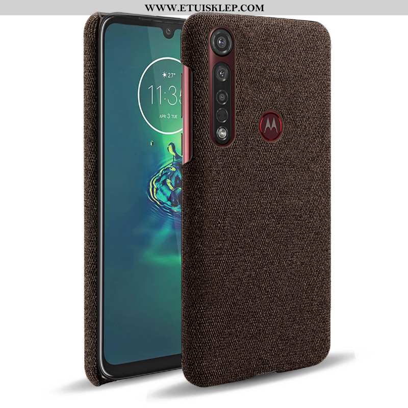 Obudowa Moto G8 Plus Ochraniacz Płótno Szary Telefon Komórkowy Etui Futerał Sprzedam