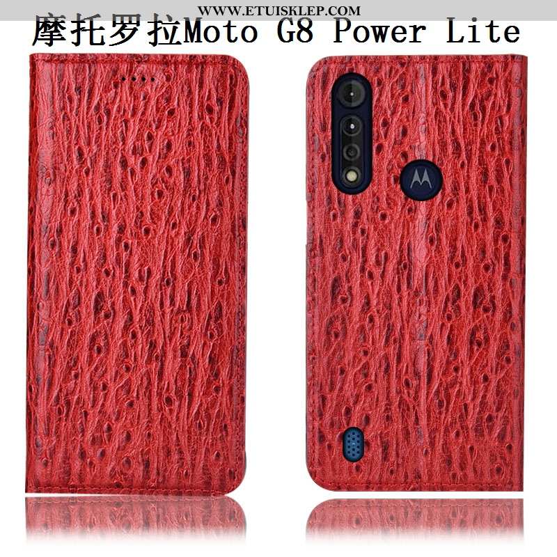 Obudowa Moto G8 Power Lite Ochraniacz Ptak Etui Telefon Komórkowy Futerał Wzór Czerwony Kup