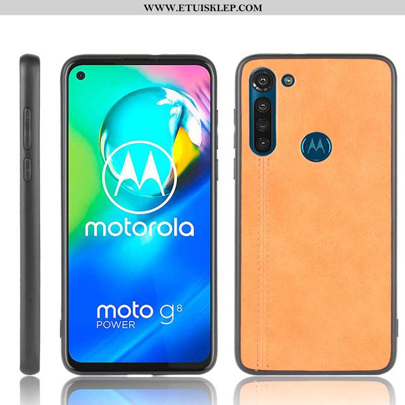 Obudowa Moto G8 Power Ochraniacz Telefon Komórkowy Czerwony Bydło Trudno Etui Futerał Na Sprzedaż