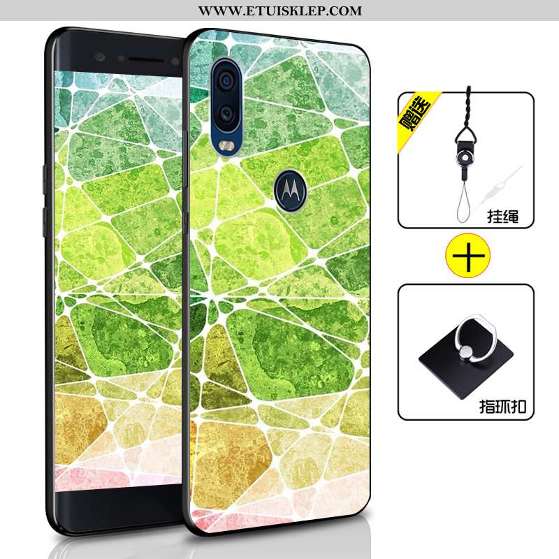 Obudowa Motorola One Vision Miękki Telefon Komórkowy Etui Anti-fall Futerał Niebieski All Inclusive 