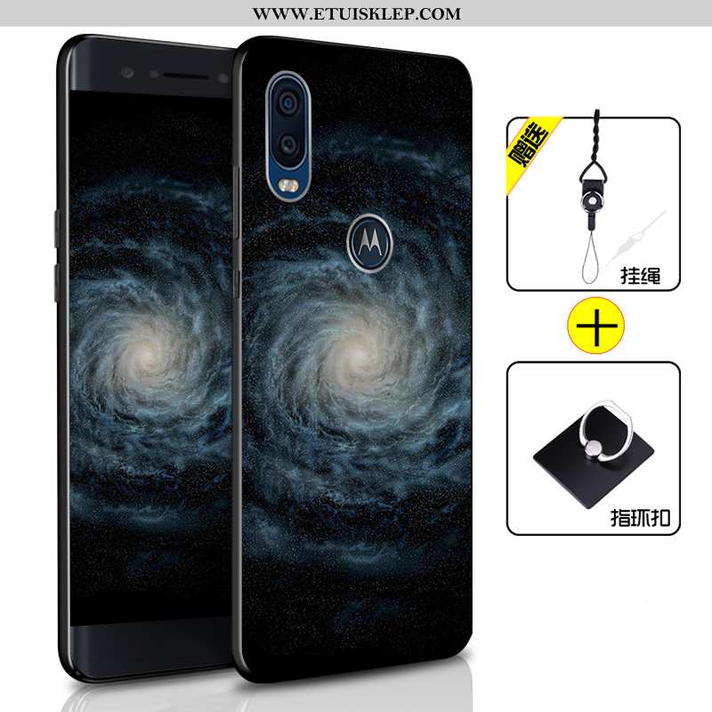 Obudowa Motorola One Vision Miękki Telefon Komórkowy Etui Anti-fall Futerał Niebieski All Inclusive 