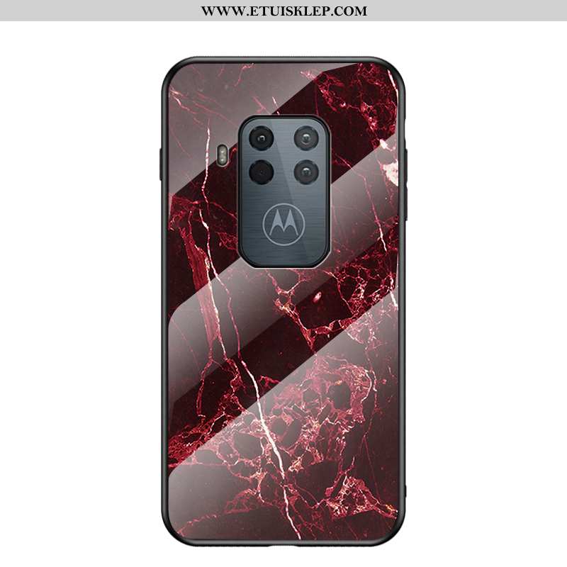 Obudowa Motorola One Zoom Ochraniacz Duży Trudno Telefon Komórkowy Futerał Anti-fall Czerwony Netto 