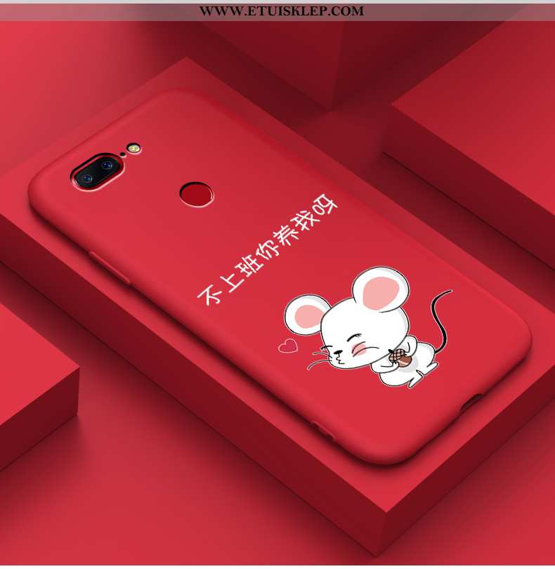 Obudowa Oneplus 5t Miękki Anti-fall Czerwony Trendy Telefon Komórkowy Futerał Etui Kupię