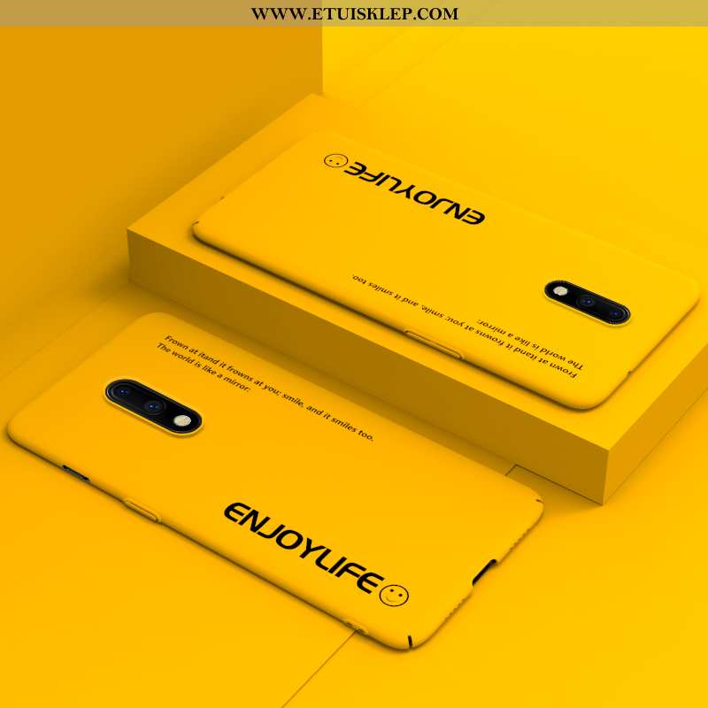 Obudowa Oneplus 7 Nubuku Etui Super Czerwony Netto Cienkie Trendy Ochraniacz Dyskont