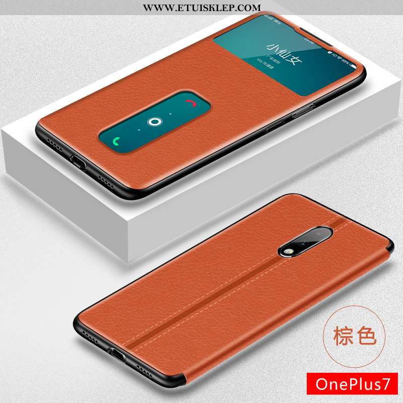 Obudowa Oneplus 7 Ochraniacz Cienkie All Inclusive Anti-fall Etui Brązowy Osobowość Tanie