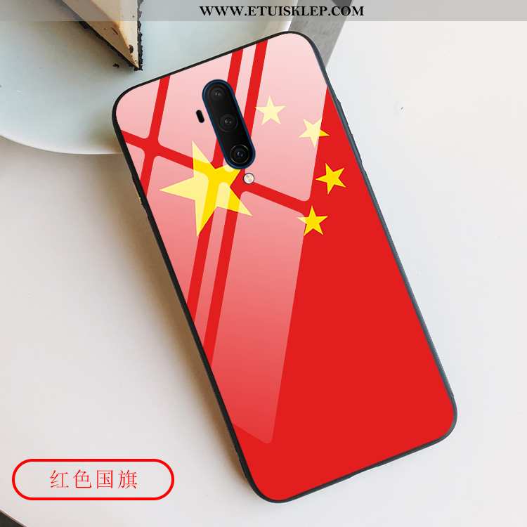 Obudowa Oneplus 7t Pro Ochraniacz Telefon Komórkowy All Inclusive Etui Kreatywne Chiński Styl Czerwo