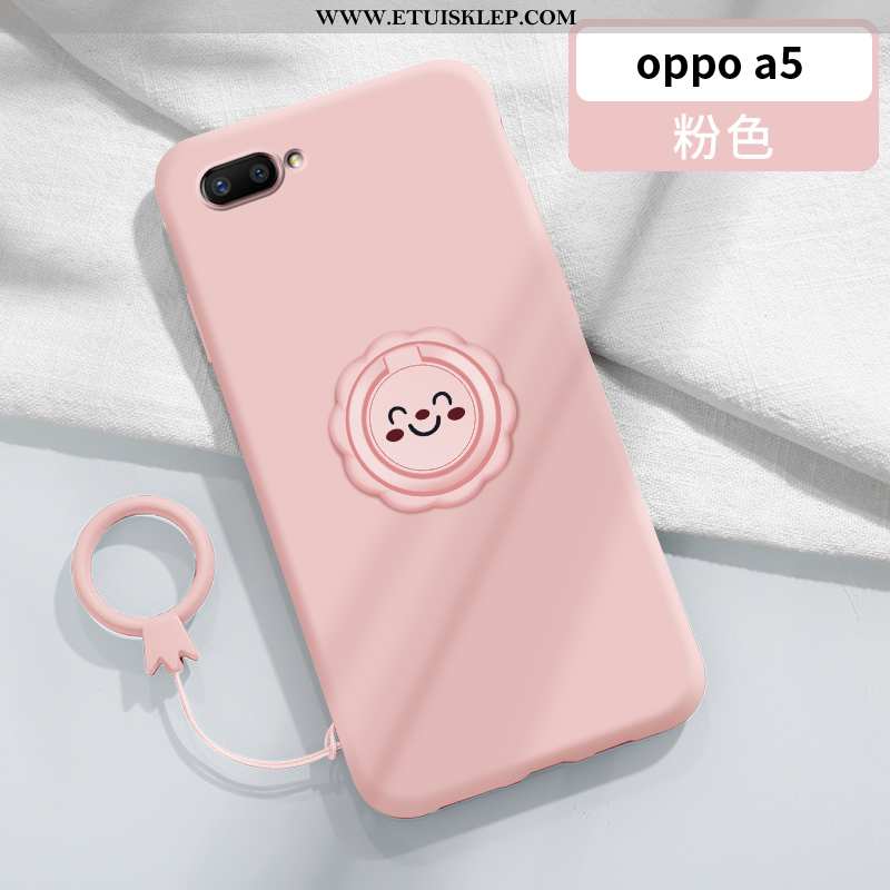 Obudowa Oppo A5 Cienkie Zakochani Super Ring Czerwony Netto Osobowość Trendy Sklep