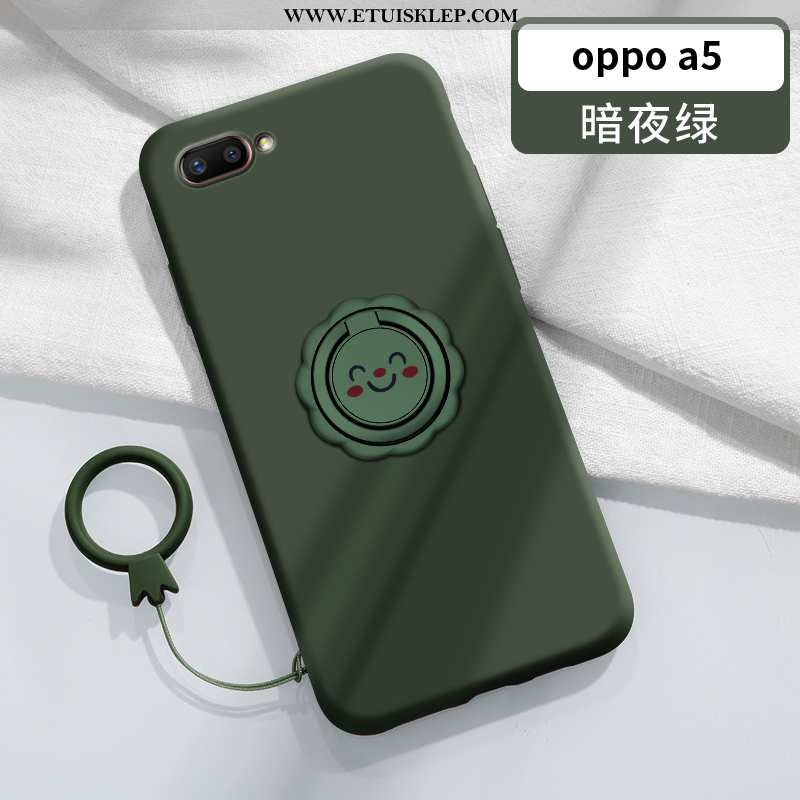 Obudowa Oppo A5 Cienkie Zakochani Super Ring Czerwony Netto Osobowość Trendy Sklep