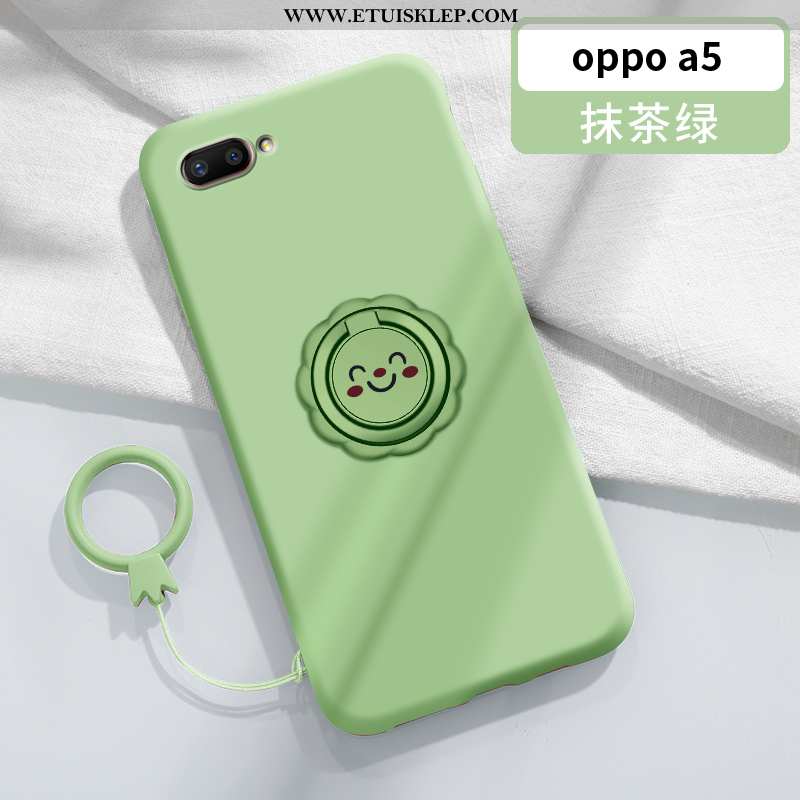 Obudowa Oppo A5 Cienkie Zakochani Super Ring Czerwony Netto Osobowość Trendy Sklep