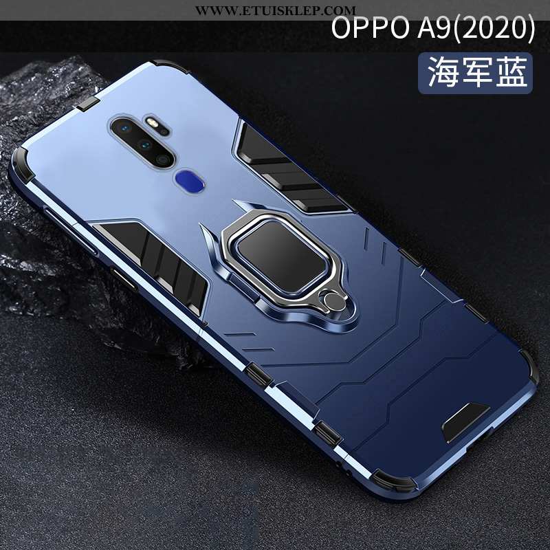 Obudowa Oppo A9 2020 Ochraniacz Telefon Komórkowy Magnetyzm Wspornik Futerał Jednolity Kolor Trudno 