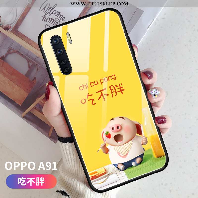 Obudowa Oppo A91 Ochraniacz Trendy Trudno Osobowość Piękny Miękki Różowe Na Sprzedaż