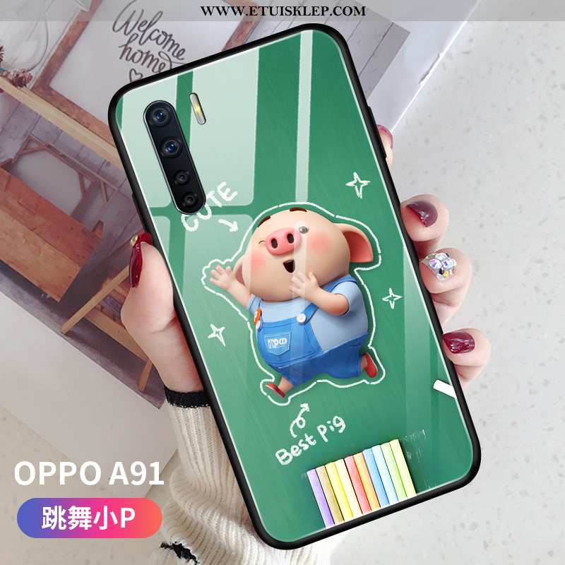 Obudowa Oppo A91 Ochraniacz Trendy Trudno Osobowość Piękny Miękki Różowe Na Sprzedaż