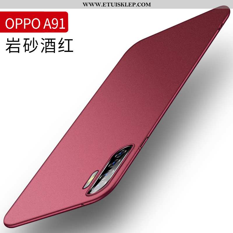 Obudowa Oppo A91 Super Trudno Magnetyzm Czerwony Telefon Komórkowy Silikonowe Ochraniacz Dyskont