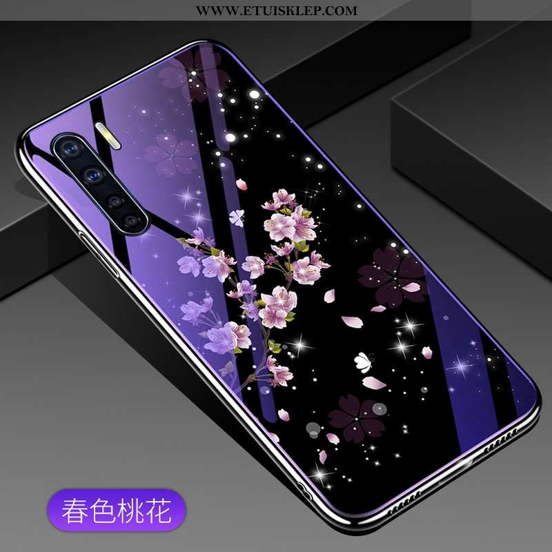 Obudowa Oppo A91 Trendy Purpurowy Etui Ochraniacz Szkło Hartowane Osobowość All Inclusive Kupię