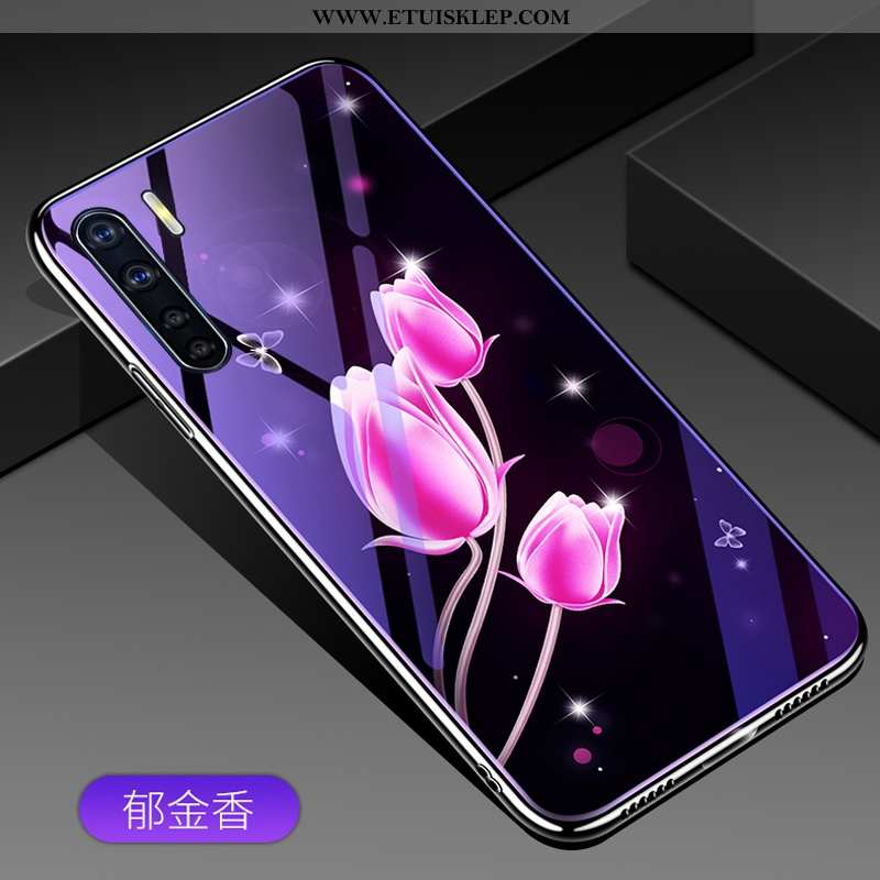 Obudowa Oppo A91 Trendy Purpurowy Etui Ochraniacz Szkło Hartowane Osobowość All Inclusive Kupię