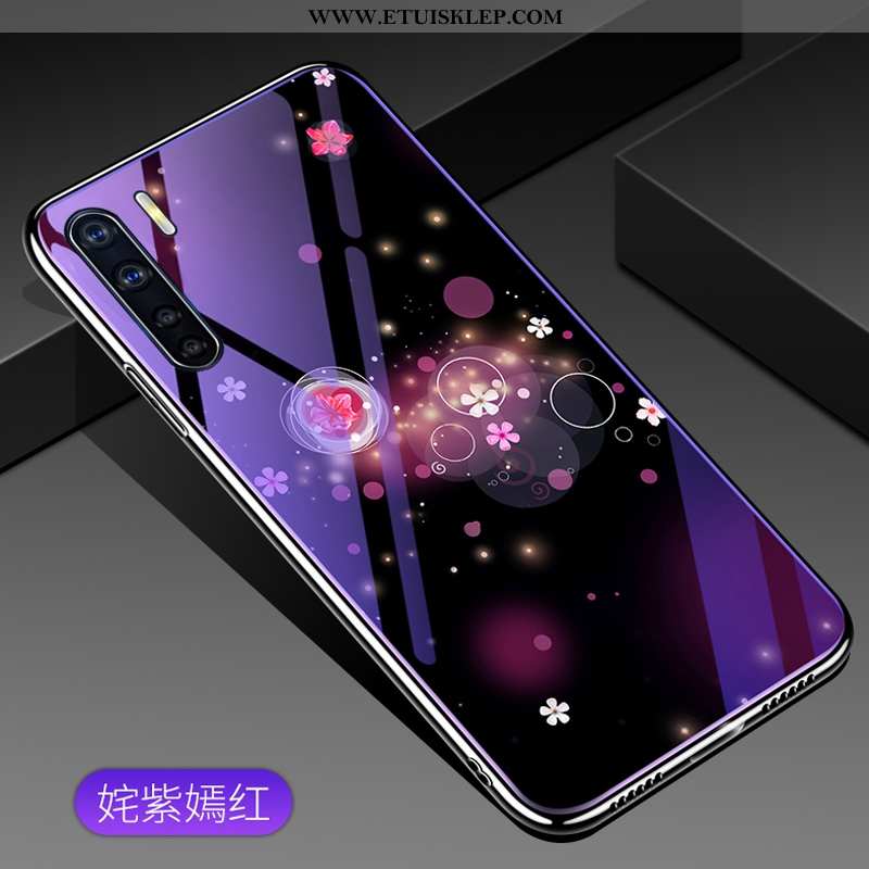 Obudowa Oppo A91 Trendy Purpurowy Etui Ochraniacz Szkło Hartowane Osobowość All Inclusive Kupię