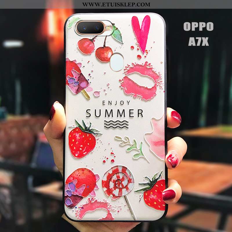 Obudowa Oppo Ax7 Miękki Anti-fall Trendy Cienkie Relief Sztuka All Inclusive Tanie