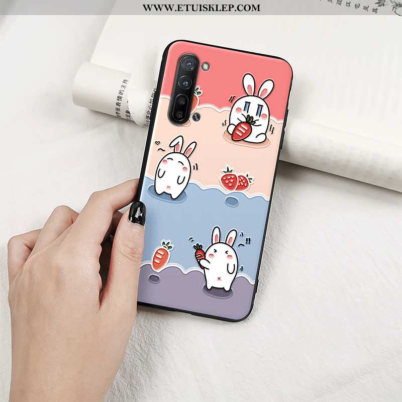 Obudowa Oppo Reno 3 Miękki Anti-fall All Inclusive Bunny Trendy Relief Ładny Tanie