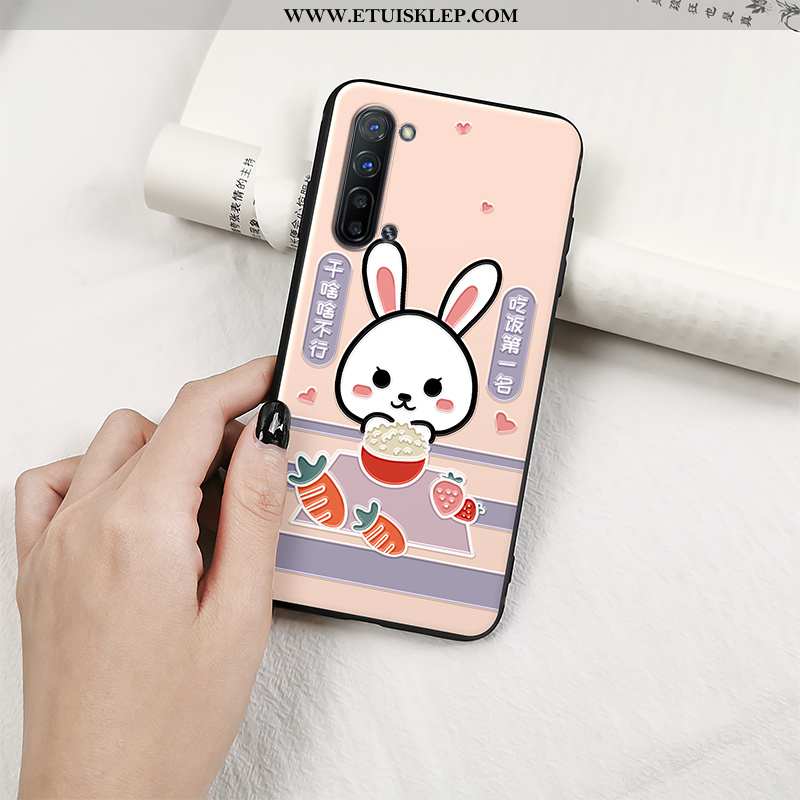 Obudowa Oppo Reno 3 Miękki Anti-fall All Inclusive Bunny Trendy Relief Ładny Tanie