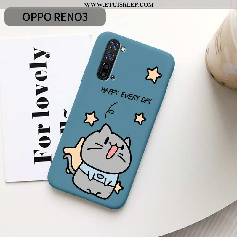 Obudowa Oppo Reno 3 Miękki Telefon Komórkowy Psy Osobowość Kreskówka Czerwony Netto Różowe Na Sprzed