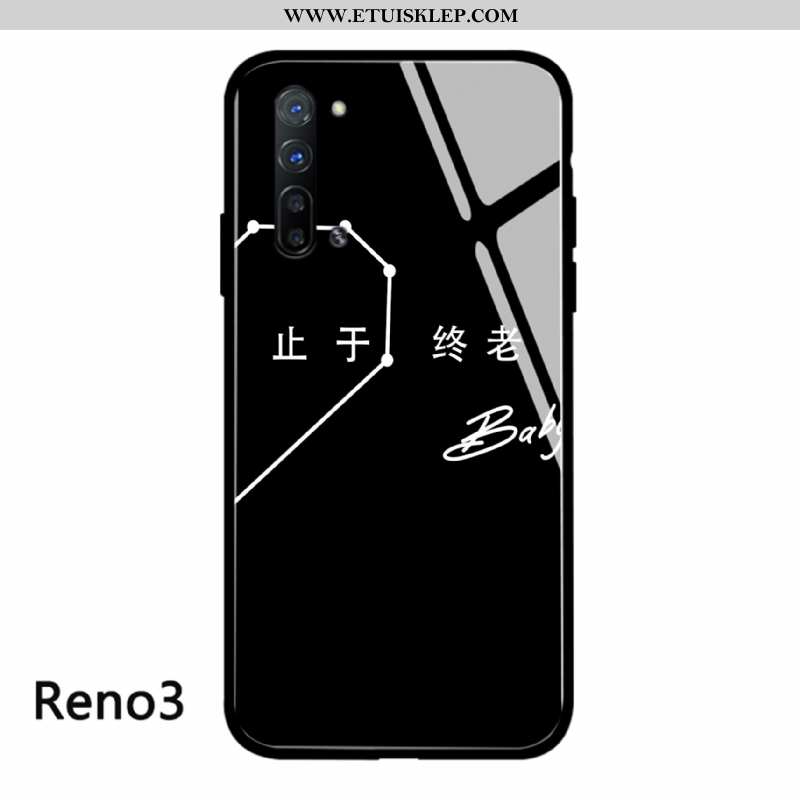 Obudowa Oppo Reno 3 Ochraniacz Etui Futerał Czerwony Netto Biały Telefon Komórkowy Trendy Tanie