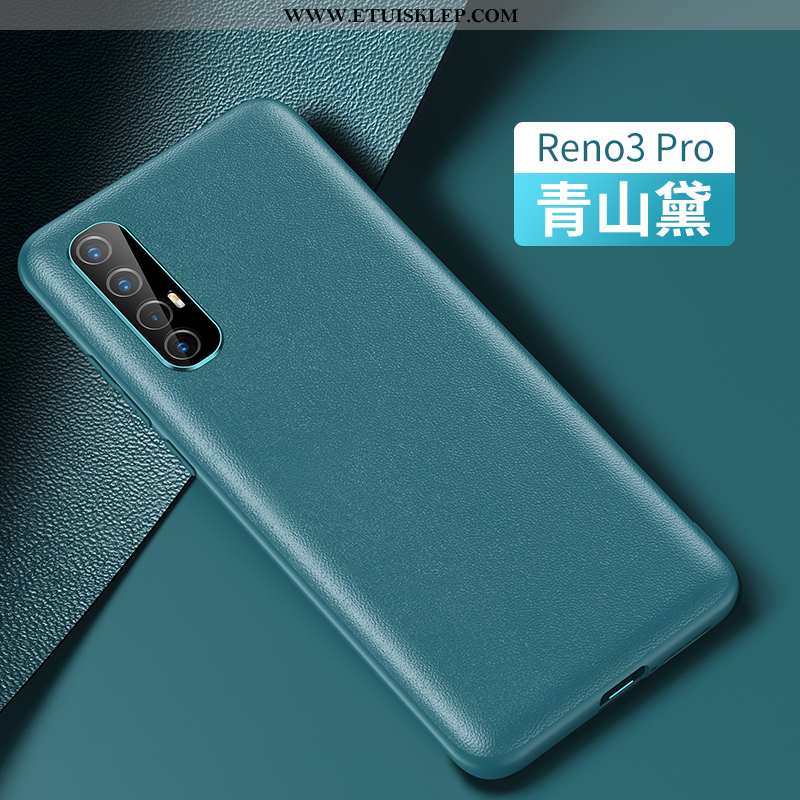 Obudowa Oppo Reno 3 Pro Cienkie Prawdziwa Skóra Moda Jakość Luksusowy Super Skóra Kup