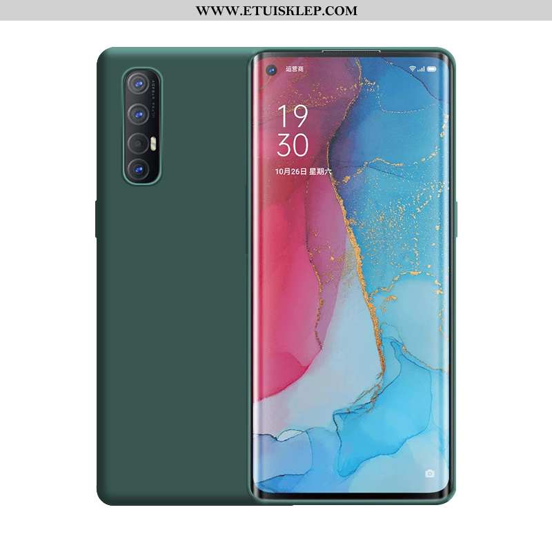 Obudowa Oppo Reno 3 Pro Cienkie Wysoki Koniec Futerał Etui Telefon Komórkowy Super Zielony Tanie