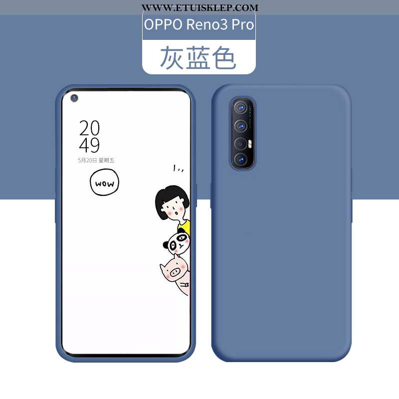 Obudowa Oppo Reno 3 Pro Cienkie Wysoki Koniec Futerał Etui Telefon Komórkowy Super Zielony Tanie