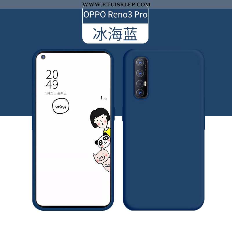 Obudowa Oppo Reno 3 Pro Cienkie Wysoki Koniec Futerał Etui Telefon Komórkowy Super Zielony Tanie