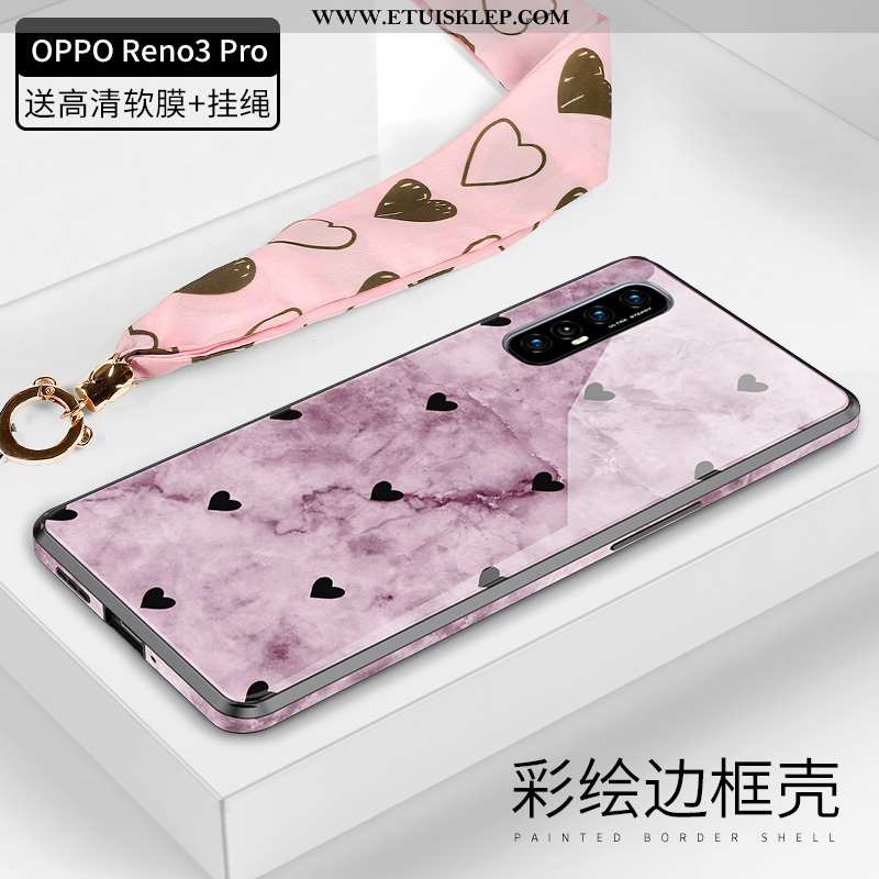 Obudowa Oppo Reno 3 Pro Super Miłość Ochraniacz All Inclusive Szkło Kreatywne Luksusowy Kupię