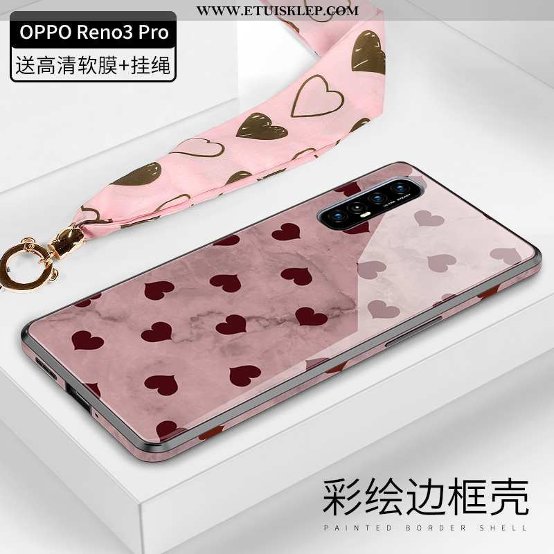 Obudowa Oppo Reno 3 Pro Super Miłość Ochraniacz All Inclusive Szkło Kreatywne Luksusowy Kupię